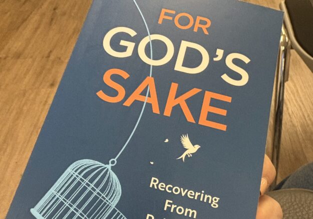 IMG_2754 partial cover of book For God's Sake by Anna Clark Miller